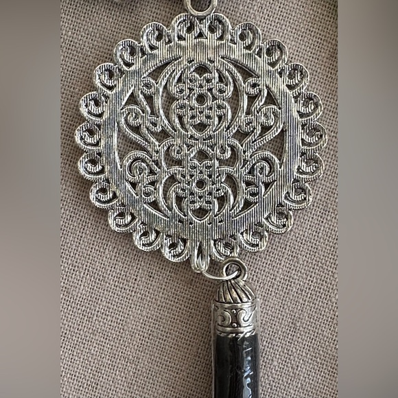 34 inch Agate Gemstone bead Necklace NWOT - Picture 6 of 14